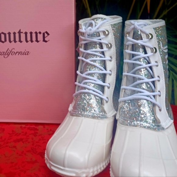 Juicy Couture Shoes - 🔥 NIB $149 Juicy Couture Women's Talos Glitter Rain Boots Size 9